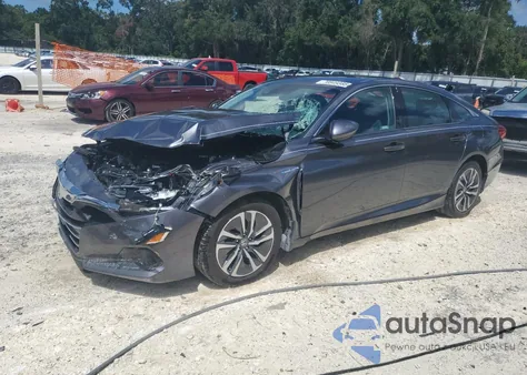 2021 Honda Accord Hybrid из США, поврежденный, VIN 1HGCV3F13MA004657